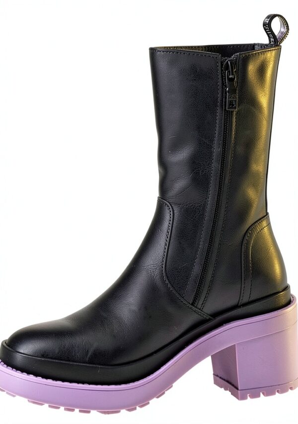 Love Moschino Stivaletto Donna Ja24467g0fiay Nero Rosa-3