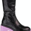 Love Moschino Stivaletto Donna Ja24467g0fiay Nero Rosa-0