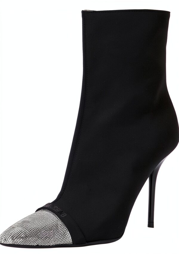 Stivaletto Donna Love Moschino Nero Lycra Elegante Confortevole-0