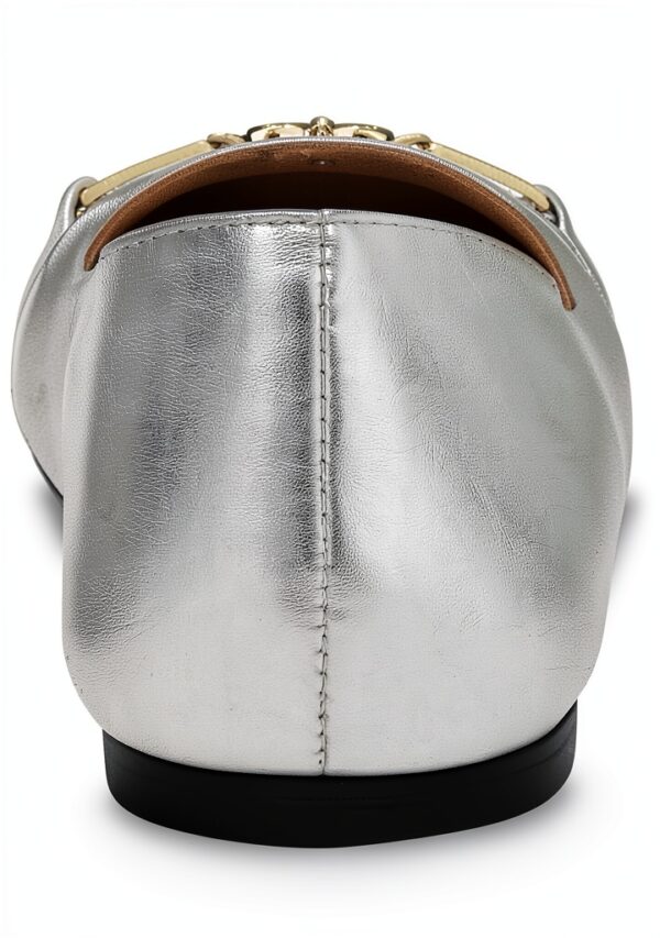 Ballerine Love Moschino JA11011G1MIF090B Argento Eleganti Sostenibili-3