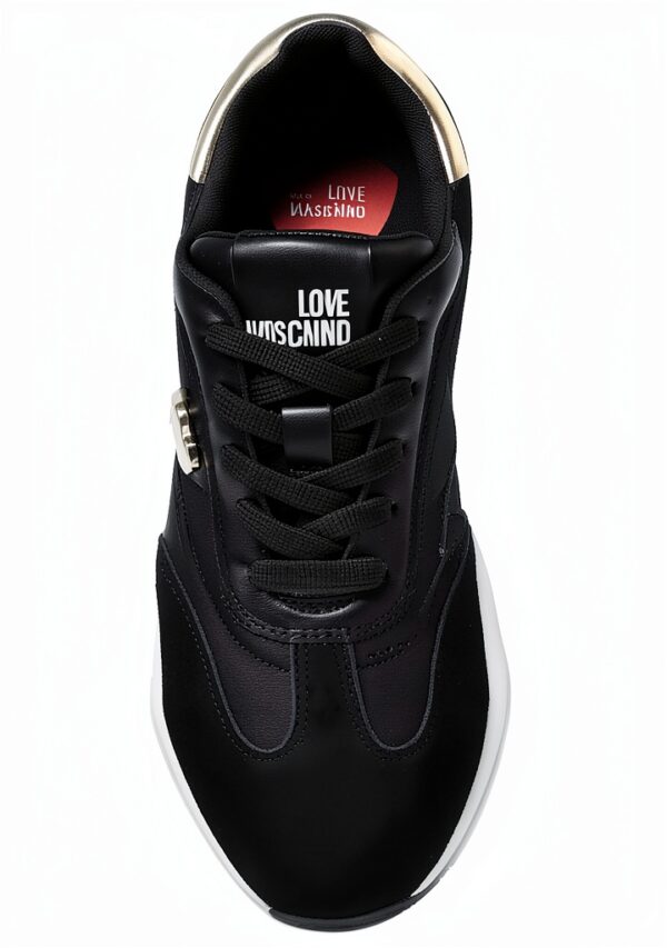 Sneakers Donna Moschino Nero Eleganti e Confortevoli-1
