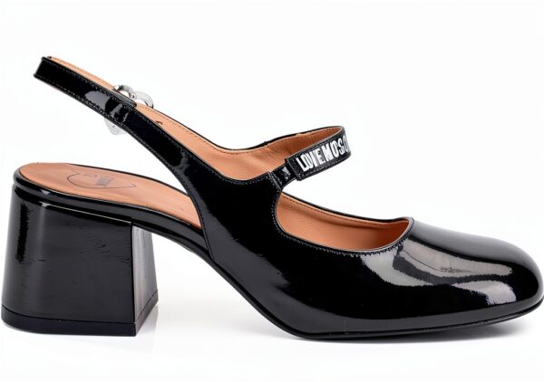 Sandalo Tacco Donna Love Moschino Nero 41 EU Elegante Confortevole-3