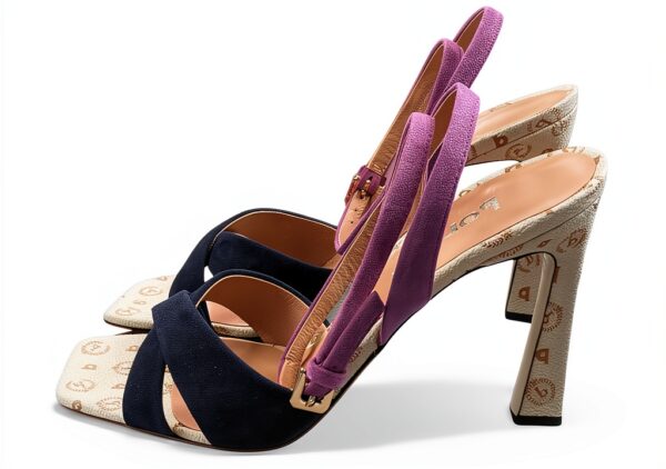 Sandali Donna Pollini in Pelle Scamosciata Multicolore SA16019C0GTA-0