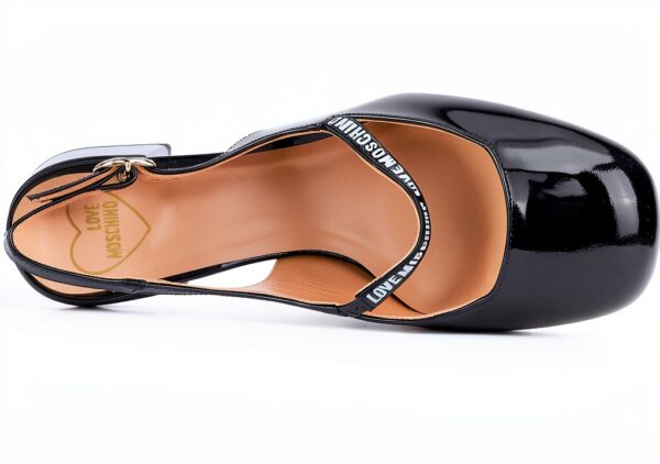 Sandalo Tacco Donna Love Moschino Nero 41 EU Elegante Confortevole-2