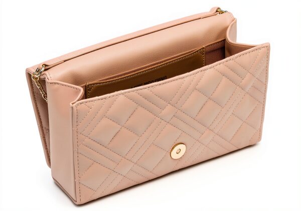 Love Moschino BORSA QUILTED PU AVORIO-2