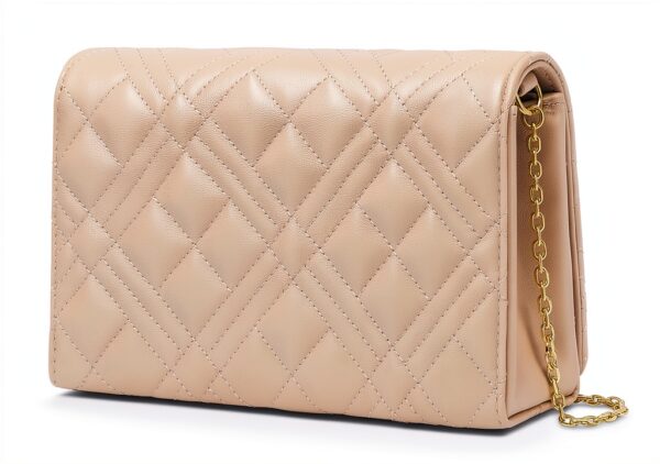 Love Moschino BORSA QUILTED PU AVORIO-1