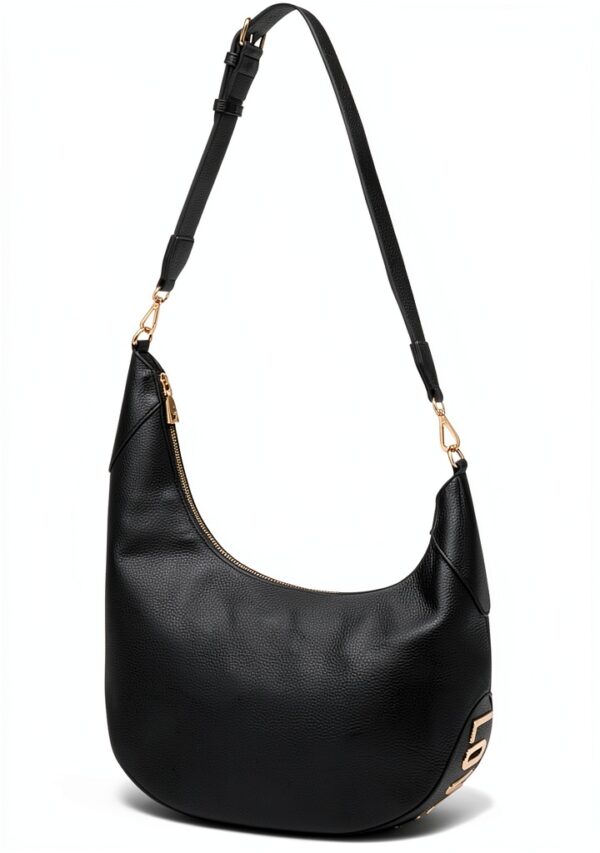 Love Moschino BORSA PU GRS NERO+ ORO-1