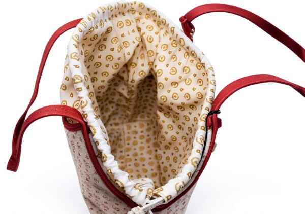 Borsa Heritage PVC Pollini Rosso per Utensili-3
