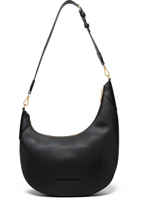Love Moschino BORSA PU GRS NERO+ ORO-0