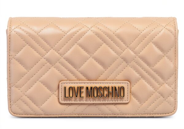 Love Moschino BORSA QUILTED PU AVORIO-0